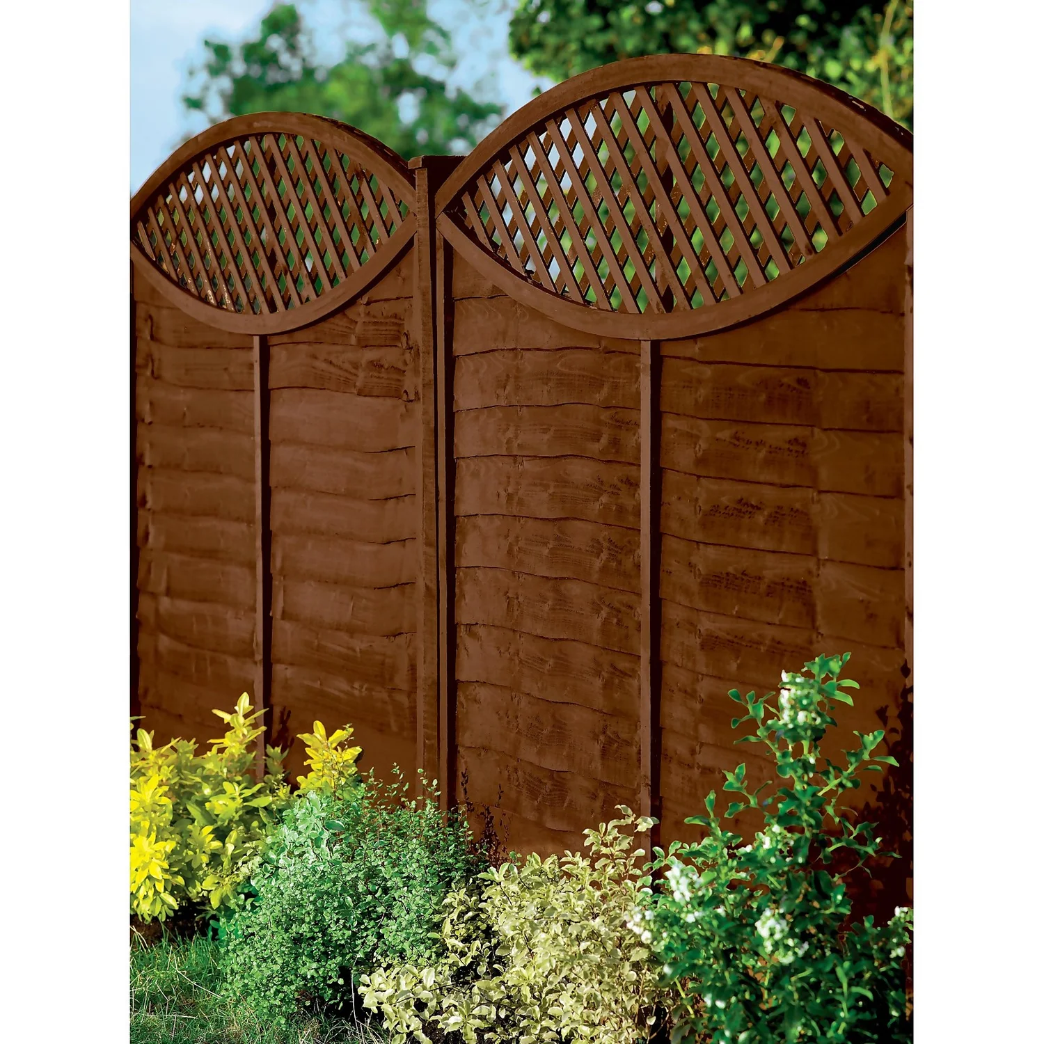 Ronseal Fence Life Plus Paint Dark Oak - 5L 2 Ronseal Fence Life Plus Paint Dark Oak - 5L - Image 2