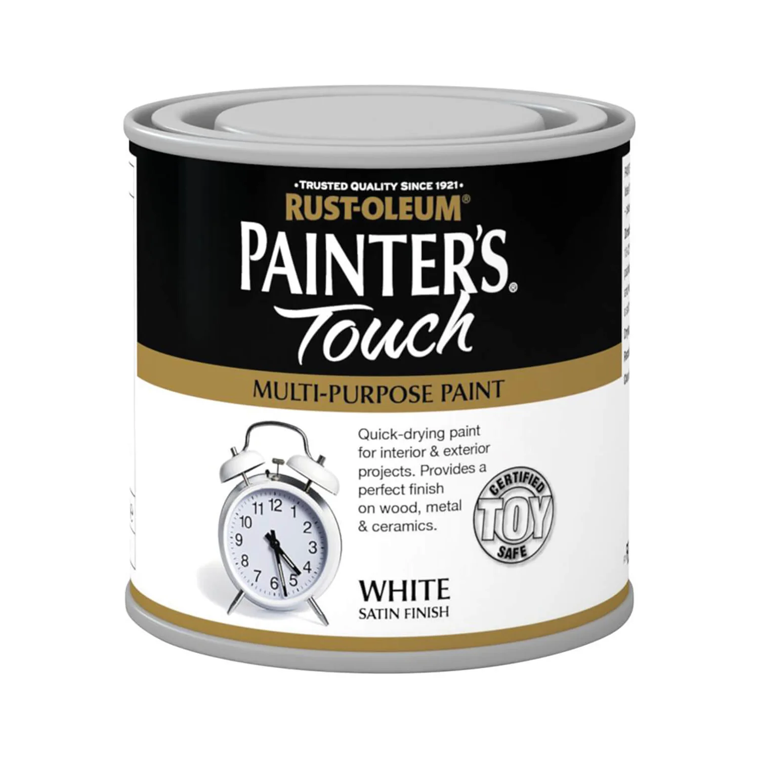 Rust-Oleum White - Satin Painters Touch - 250ml 1 Rust-Oleum White - Satin Painters Touch - 250ml