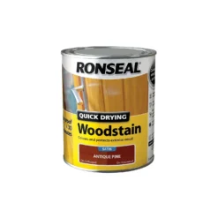 Ronseal Quick Drying Woodstain Antique Pine Satin - 750ml -Perfect Paints Shop 12804710 2764949525175690