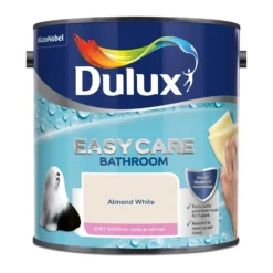 Dulux Easycare Bathroom Almond White Soft Sheen Paint - 2.5L -Perfect Paints Shop 12808178 2004833203499705