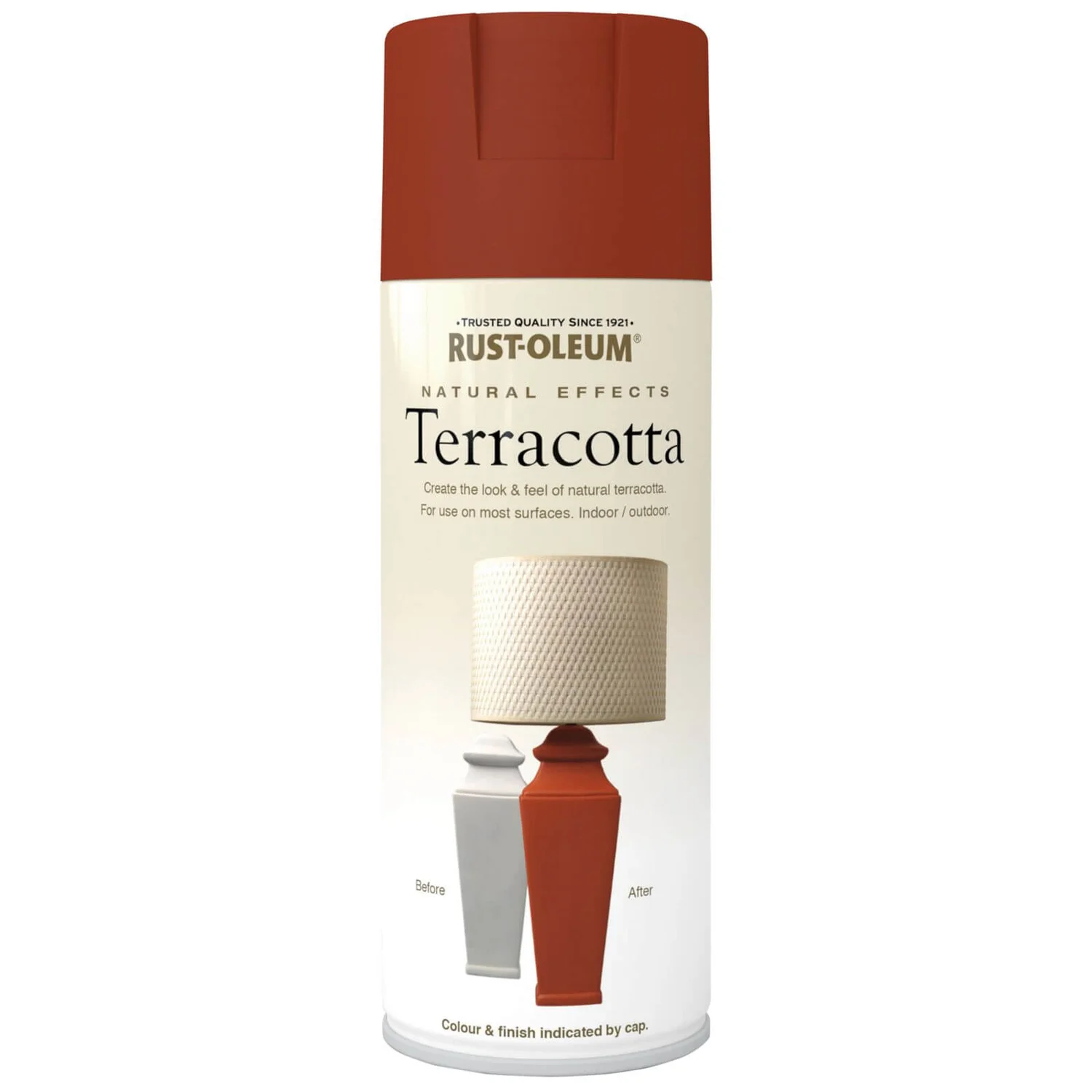 Rust-Oleum Natural Effects Spray Paint - Terracotta - 400ml 1 Rust-Oleum Natural Effects Spray Paint - Terracotta - 400ml