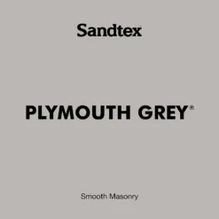 Sandtex® Ultra Smooth Masonry Paint Plymouth Grey - 5L -Perfect Paints Shop 12808377 5924871501480487