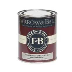 Farrow & Ball Exterior Eggshell Paint Yeabridge Green - 750ml -Perfect Paints Shop 12808576 1704951873927281