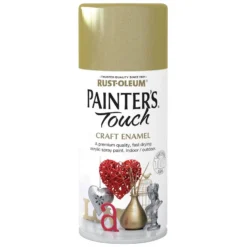 Rust-Oleum Painters Touch - Craft Enamel Spray Paint Gold Metallic - 150ml