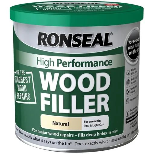 Ronseal High Performance Wood Filler - Natural - 550g -Perfect Paints Shop 12808917 1104846156071732