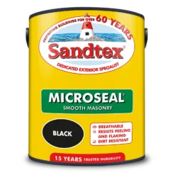 Sandtex® Ultra Smooth Masonry Paint Black - 5L 17 Sandtex® Ultra Smooth Masonry Paint Black - 5L -Perfect Paints Shop 12810261 1394871319047076