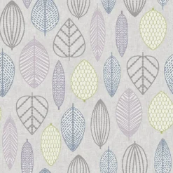Superfresco Easy Paste The Wall Scandi Leaf Lilac Wallpaper