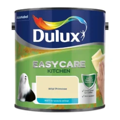Dulux Easycare Kitchen Wild Primrose Matt Paint - 2.5L 10 Dulux Easycare Kitchen Wild Primrose Matt Paint - 2.5L -Perfect Paints Shop 12819241 5034833219223611