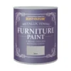 Rust-Oleum Metallic Furniture Paint - Silver - 125ml