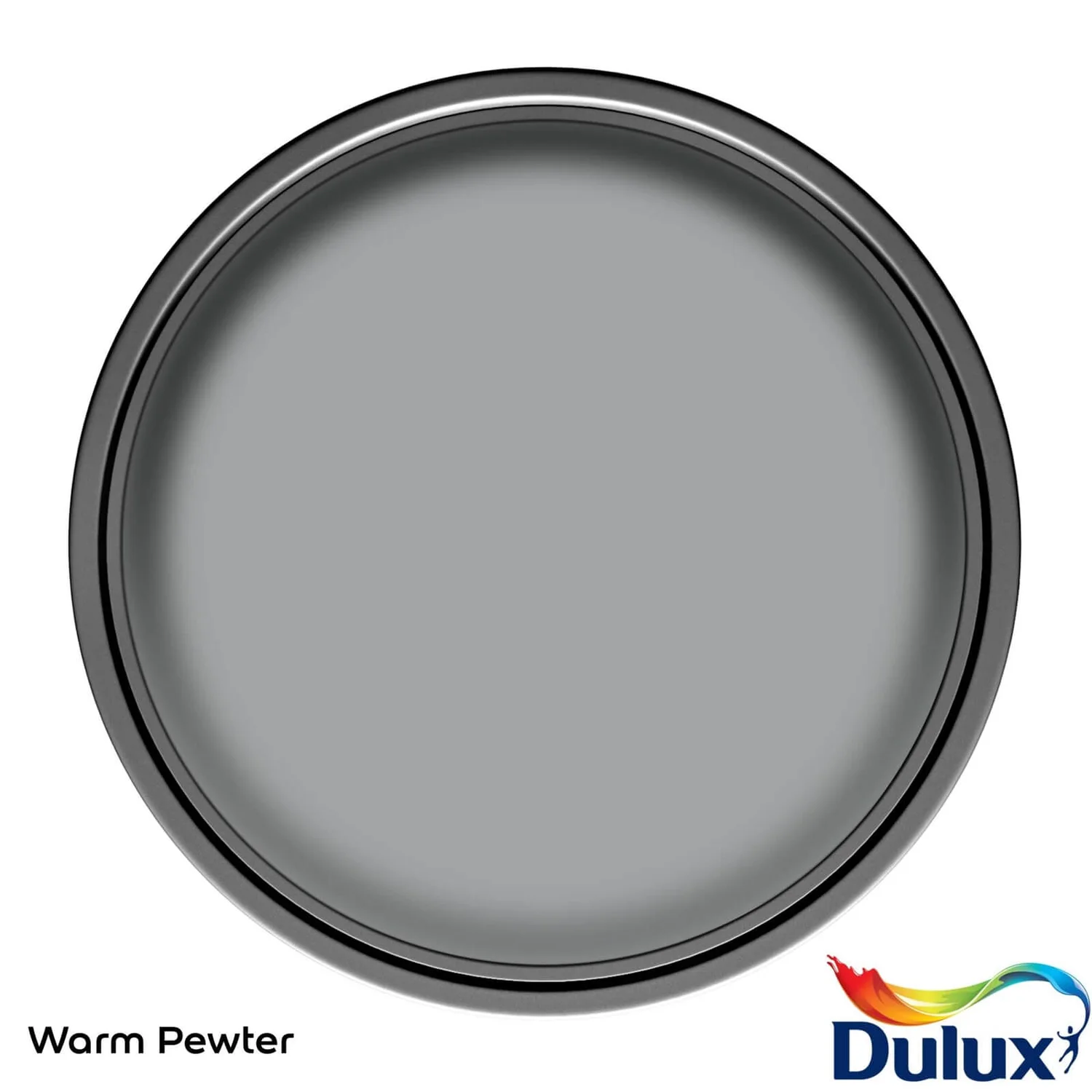 Dulux Easycare Bathroom Warm Pewter Soft Sheen Paint - 2.5L 3 Dulux Easycare Bathroom Warm Pewter Soft Sheen Paint - 2.5L - Image 3