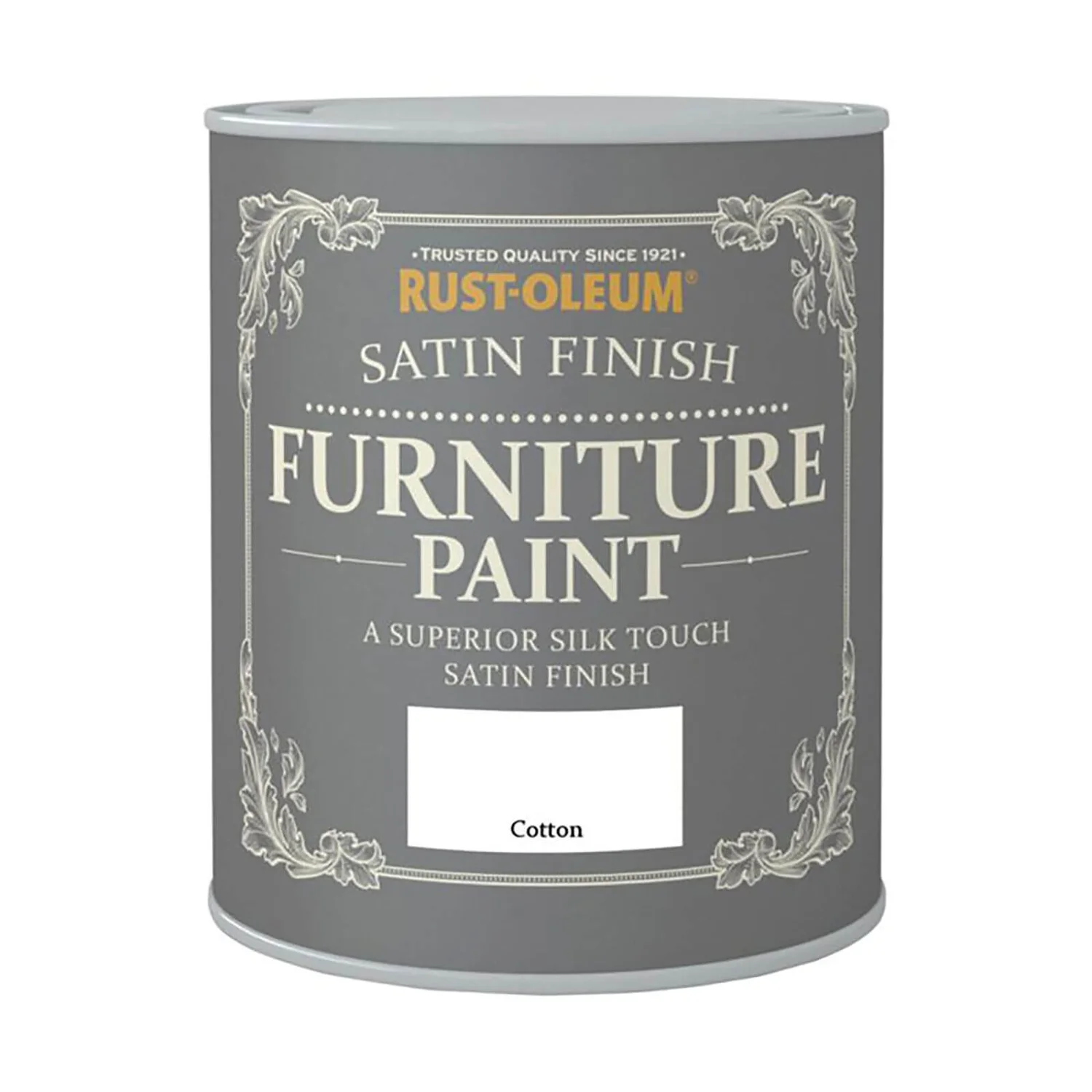 Rust-Oleum Satin Furniture Paint - Cotton - 125ml 1 Rust-Oleum Satin Furniture Paint - Cotton - 125ml
