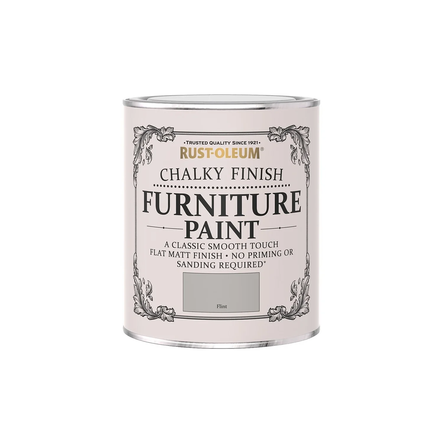 Rust-Oleum Chalky Furniture Paint - Flint - 750ml 4 Rust-Oleum Chalky Furniture Paint - Flint - 750ml - Image 4