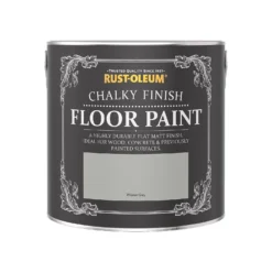 Rust-Oleum Chalky Floor Paint Winter Grey - 2.5L -Perfect Paints Shop 12819786 7504940725516824