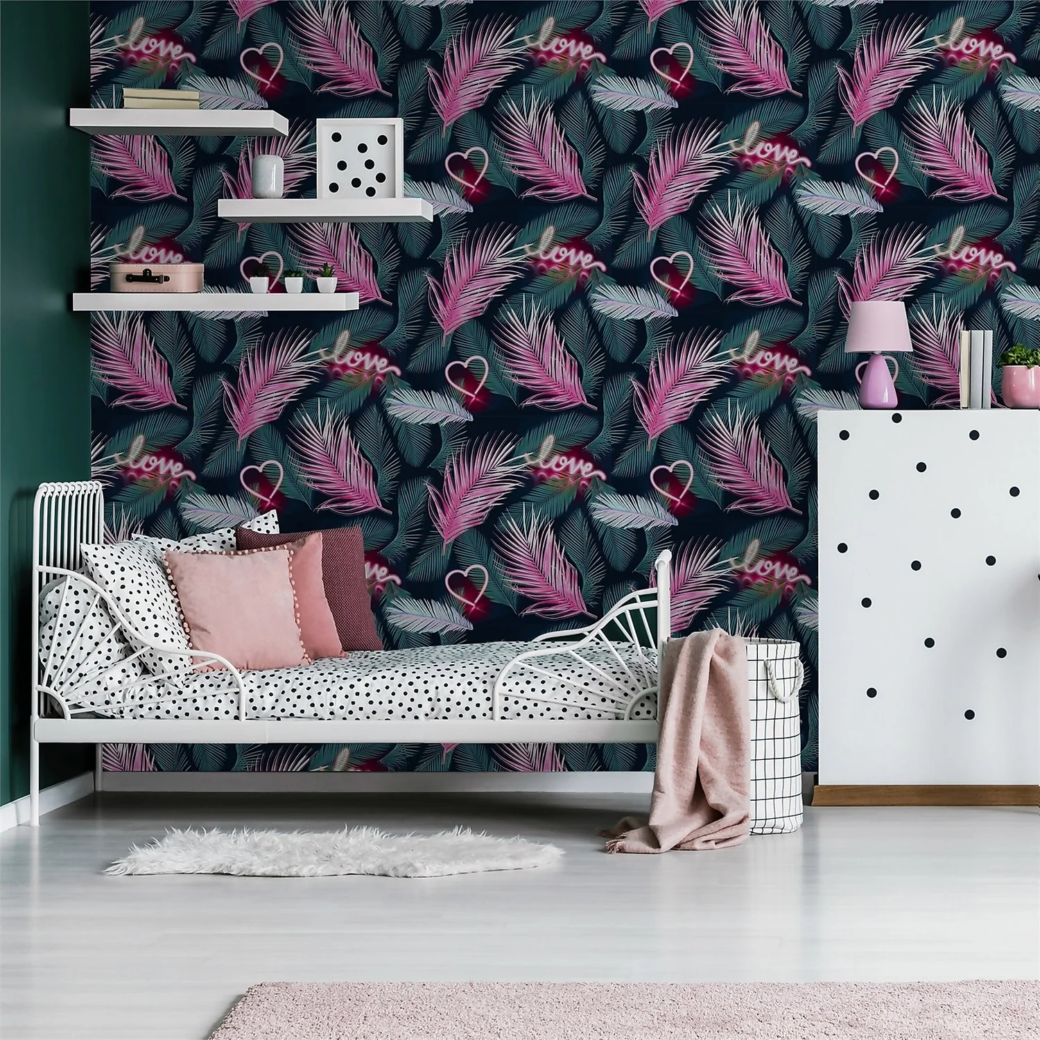 Fresco Neon Love Wallpaper 2 Fresco Neon Love Wallpaper - Image 2