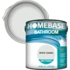 Homebase Bathroom Mid Sheen Paint - White Tundra 2.5L