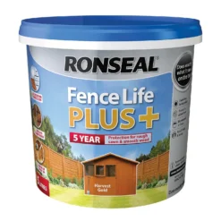 Ronseal Fence Life Plus Harvest Gold - 5L -Perfect Paints Shop 12833709 9814942087068864