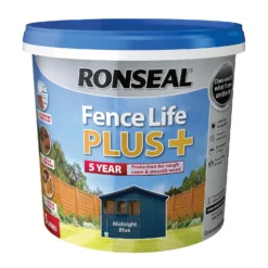 Ronseal Fence Life Plus Paint Midnight Blue - 5L -Perfect Paints Shop 12833724 3694942087086534