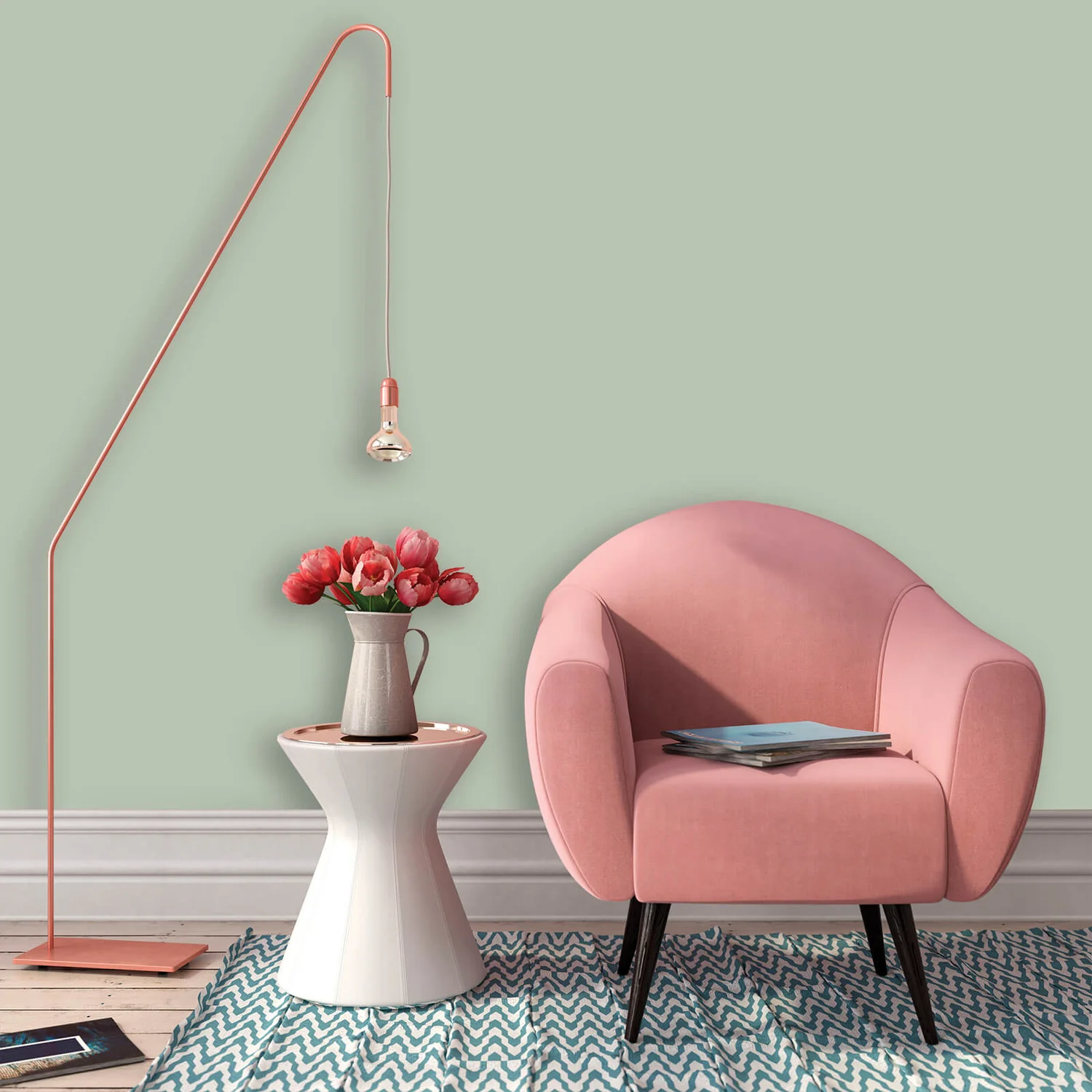 Homebase Matt Emulsion Paint Fresh Herb - 5L 3 Homebase Matt Emulsion Paint Fresh Herb - 5L - Image 3