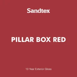 Sandtex® Exterior 10 Year Gloss Paint Pillar Box Red - 750ml -Perfect Paints Shop 12838204 1844872087952791