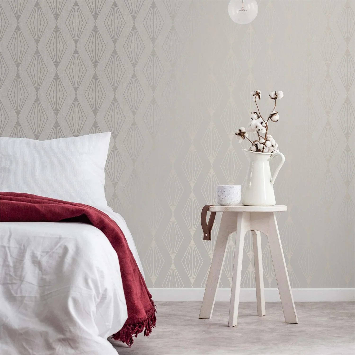 Boutique Marquise Geometric Pearl Wallpaper 3 Boutique Marquise Geometric Pearl Wallpaper - Image 3