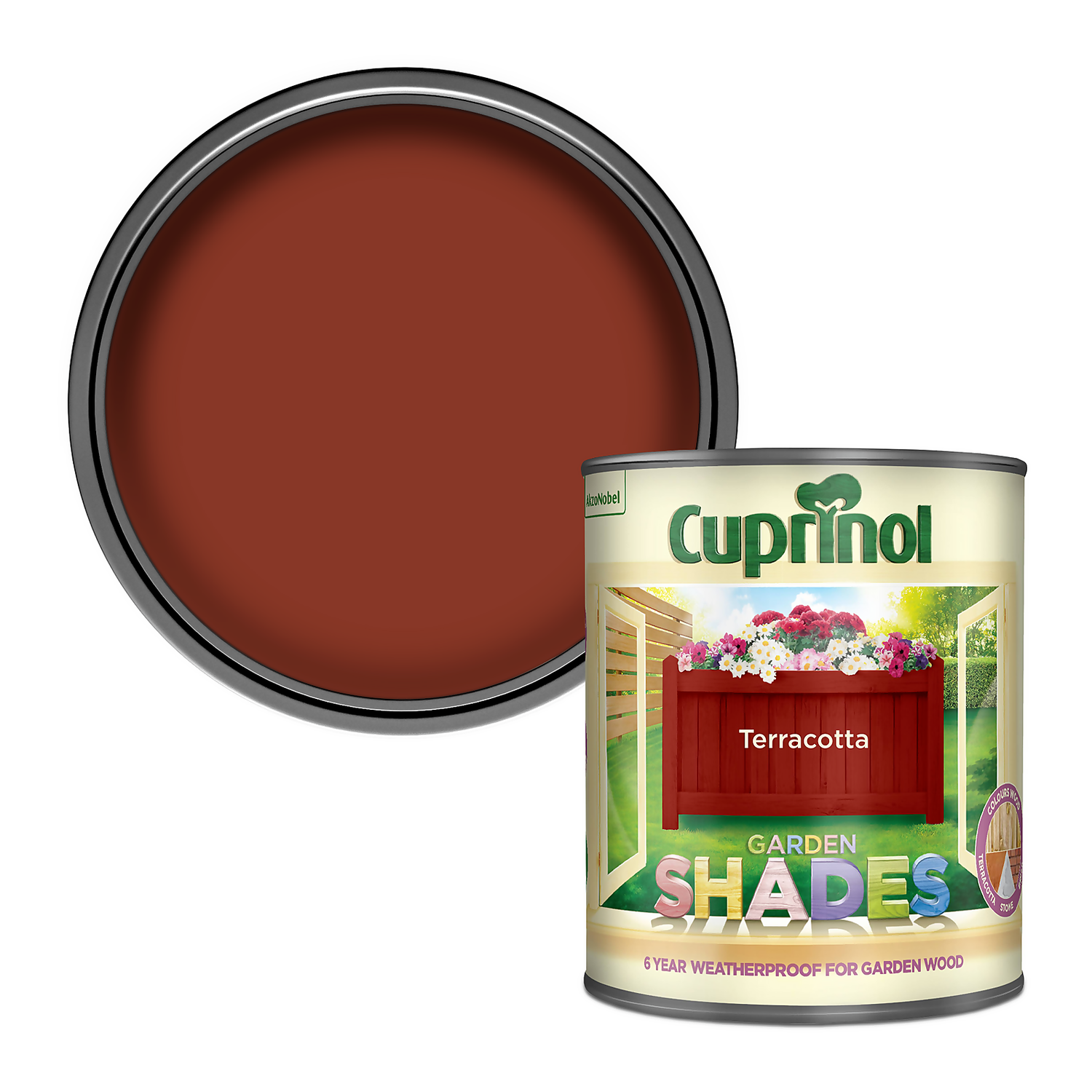 Cuprinol Garden Shades Terracotta - 1L 1 Cuprinol Garden Shades Terracotta - 1L