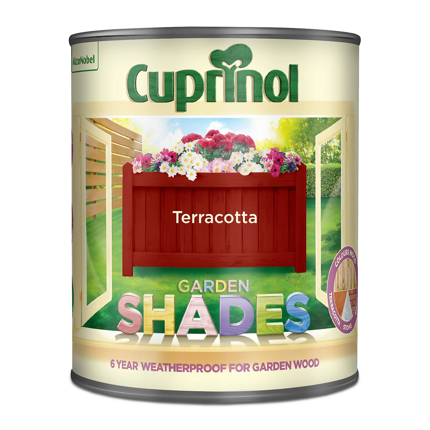 Cuprinol Garden Shades Terracotta - 1L 3 Cuprinol Garden Shades Terracotta - 1L - Image 3
