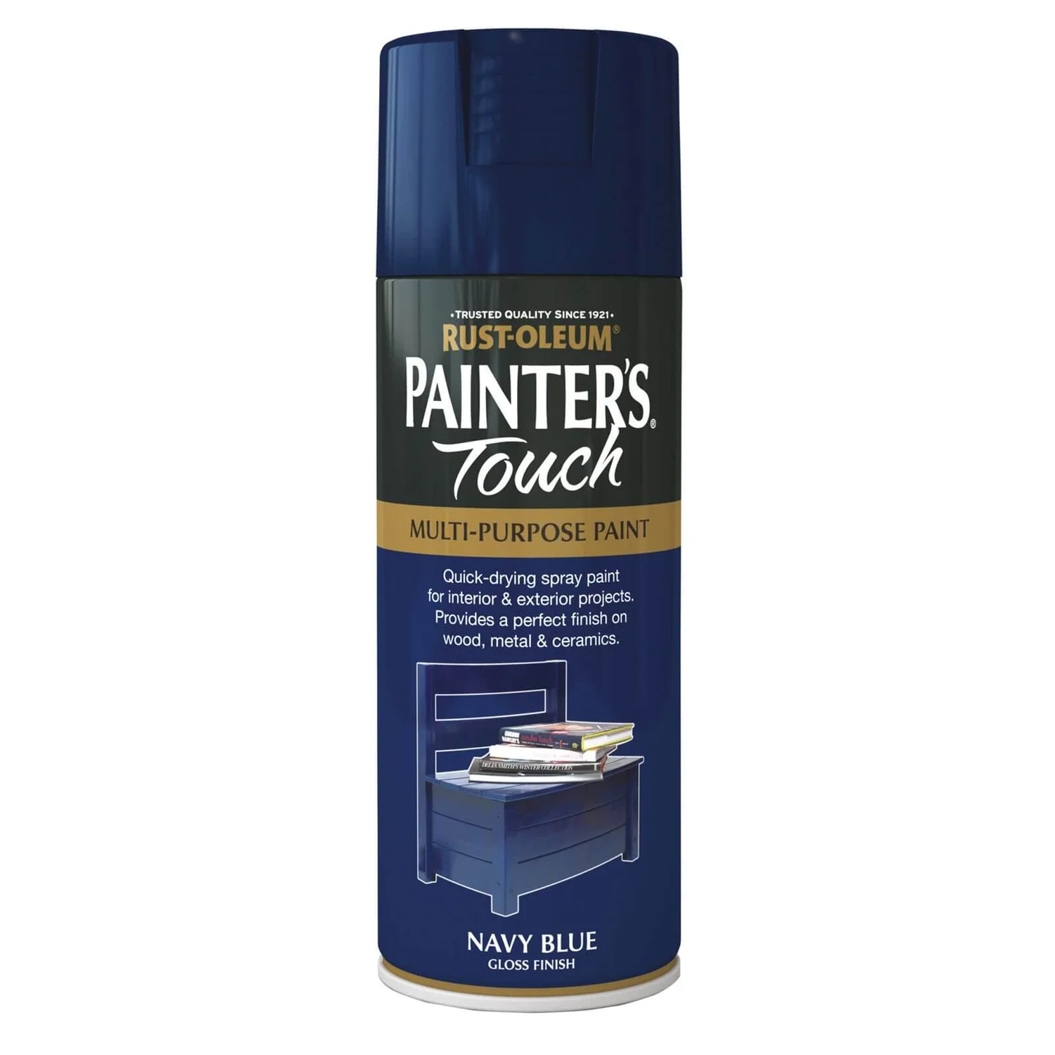 Rust-Oleum Spray Paint - Navy Blue - 400ml 1 Rust-Oleum Spray Paint - Navy Blue - 400ml