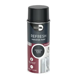 Maison Deco Refresh Radiator Spray Paint Charcoal Black - 400ml