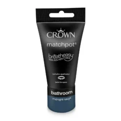 Crown Easyclean Bathroom Paint Midnight Navy - 40ml -Perfect Paints Shop 12886554 1994853989651176