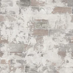 Organic Textures Brick Beige Wallpaper Sample