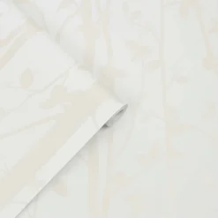 Laura Ashley Cottonwood Pearlescent White Wallpaper -Perfect Paints Shop 13135785 2064871513733339
