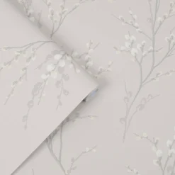 Laura Ashley Pussy Willow Dove Grey Wallpaper 5 Laura Ashley Pussy Willow Dove Grey Wallpaper -Perfect Paints Shop 13135804 1254871509211991