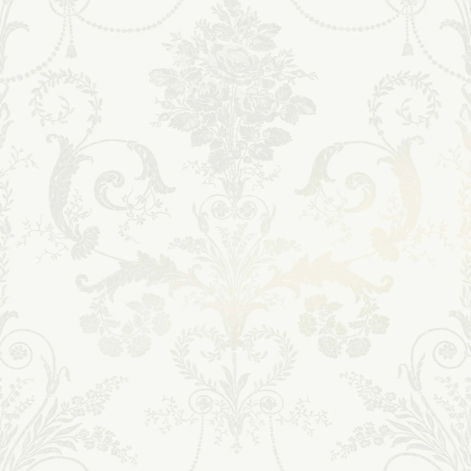Laura Ashley Josette White Wallpaper 1 Laura Ashley Josette White Wallpaper