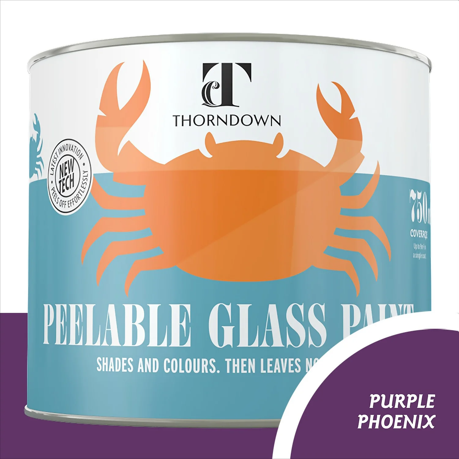Thorndown Purple Phoenix Peelable Glass Paint 750ml 1 Thorndown Purple Phoenix Peelable Glass Paint 750ml