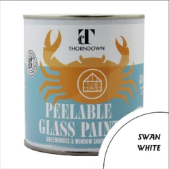 Thorndown Swan White Peelable Glass Paint 450ml