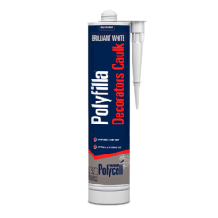 Polycell Trade Decorators Caulk Filler - Brilliant White - 290ML