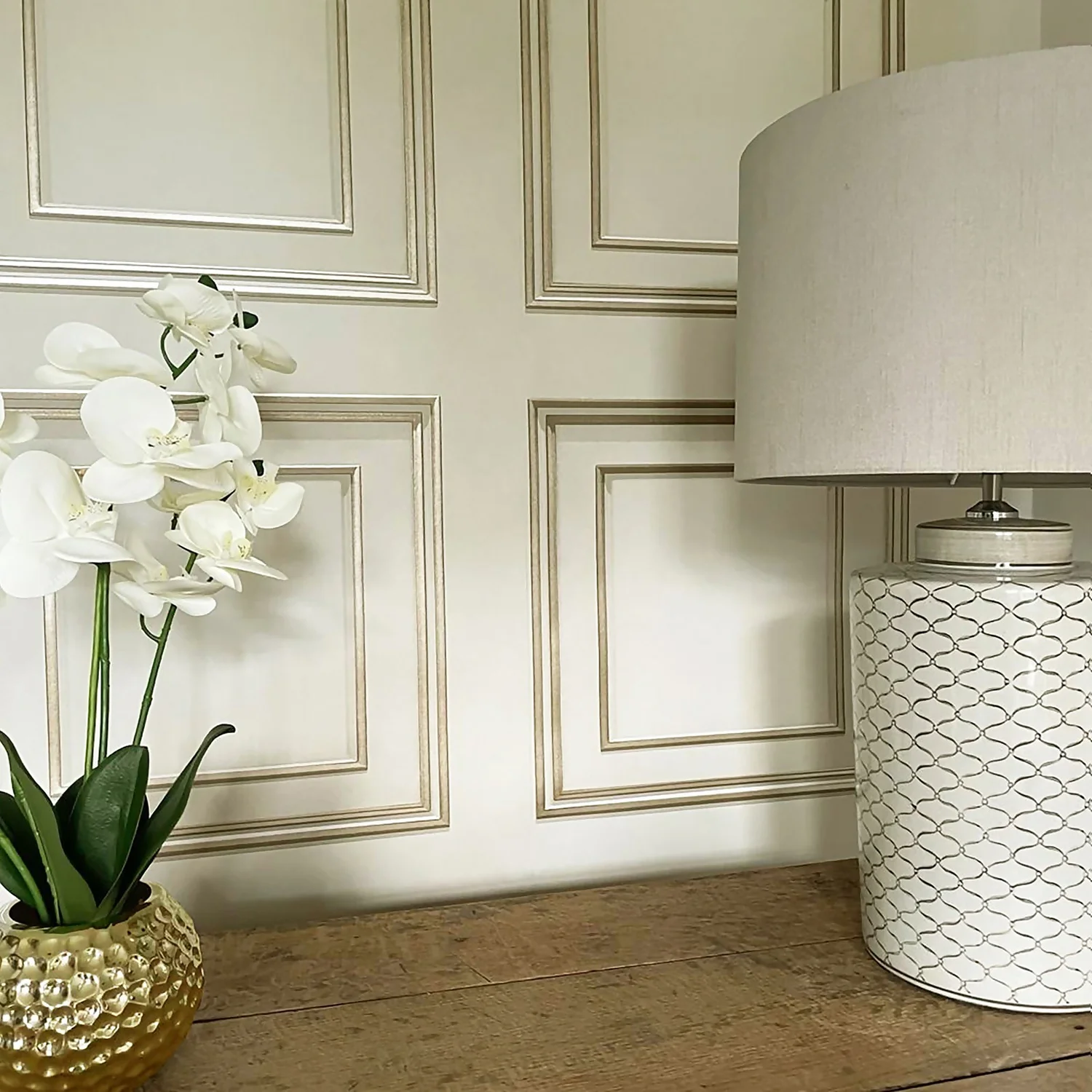 Belgravia Décor Forbidden Fruit Panel Smooth Cream Wallpaper 3 Belgravia Décor Forbidden Fruit Panel Smooth Cream Wallpaper - Image 3