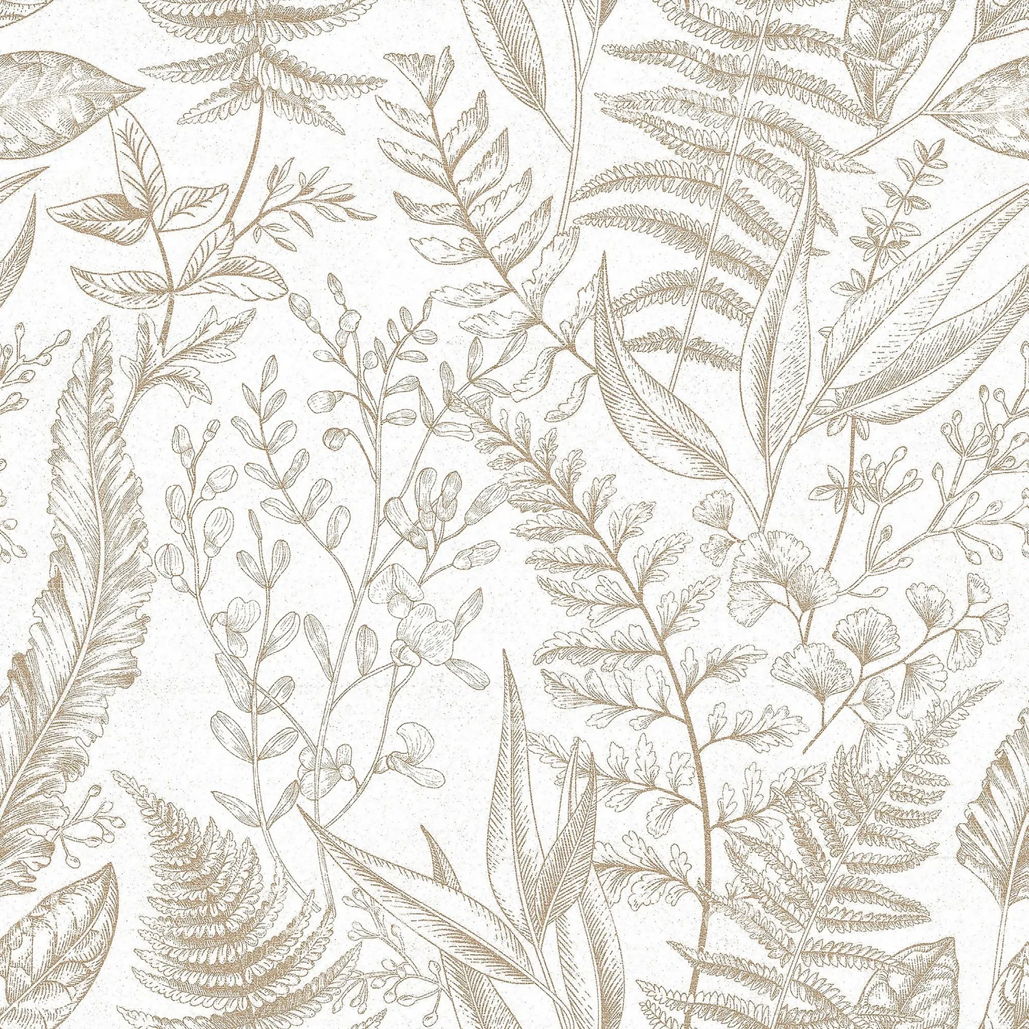 Galerie Botanical Sketch Beige Large Wallpaper Sample 1 Galerie Botanical Sketch Beige Large Wallpaper Sample