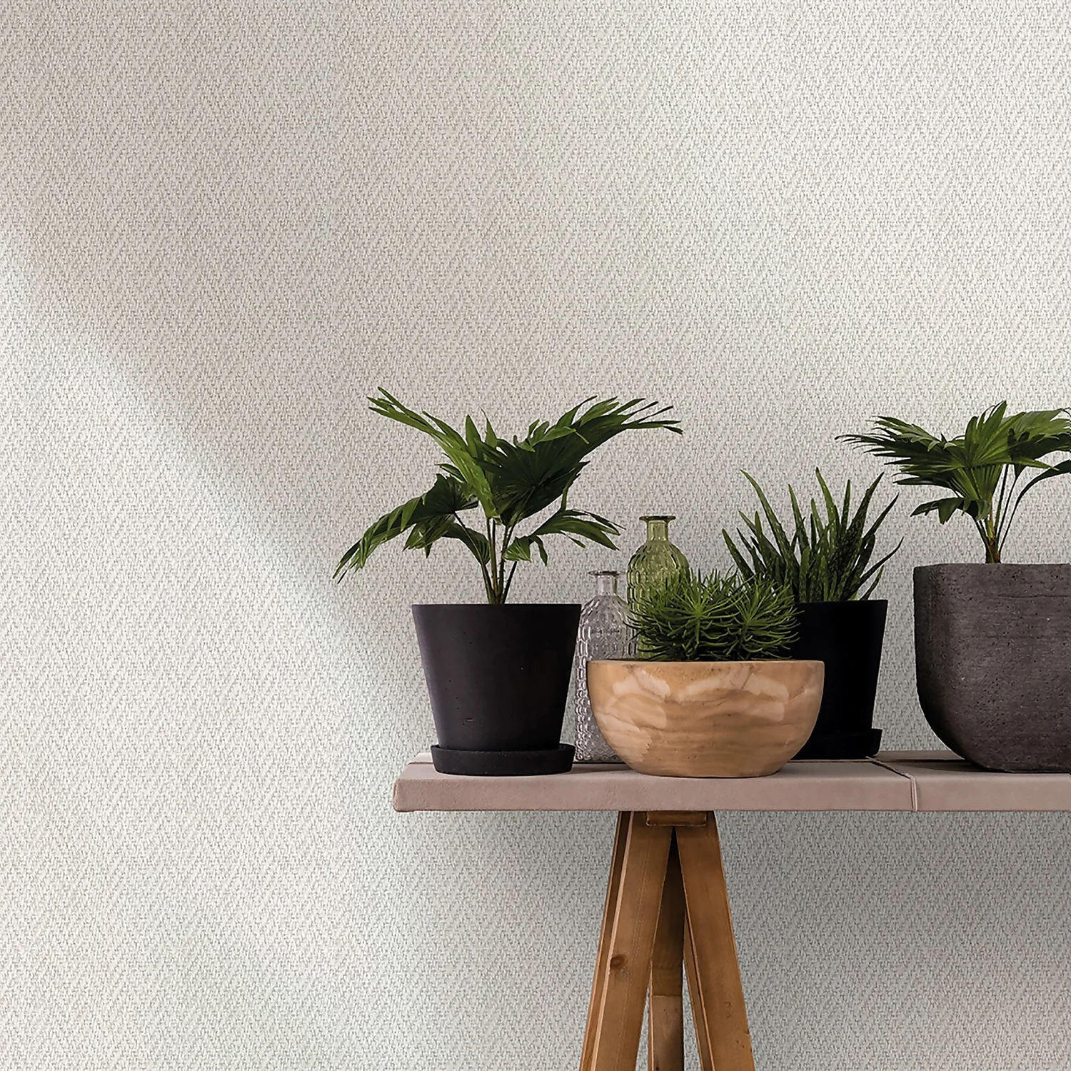 Galerie Sisal Weave Cream Large Wallpaper Sample 2 Galerie Sisal Weave Cream Large Wallpaper Sample - Image 2