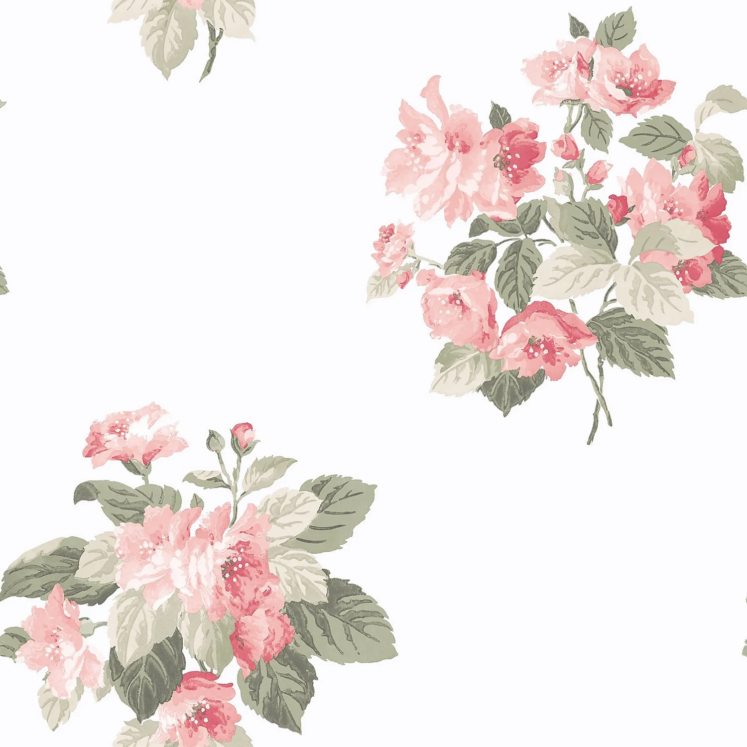 Galerie Floral Bouquet Pink Large Wallpaper Sample 1 Galerie Floral Bouquet Pink Large Wallpaper Sample