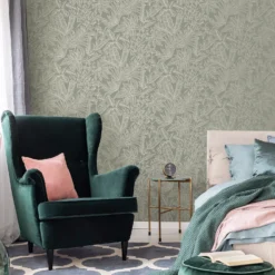 Boutique Paradise Sage Wallpaper -Perfect Paints Shop 13991831 1645003724724905