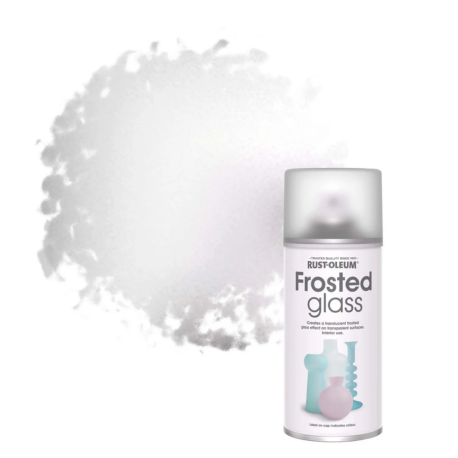 Rust-Oleum Frosted Glass Spray Paint White - 150ml 1 Rust-Oleum Frosted Glass Spray Paint White - 150ml