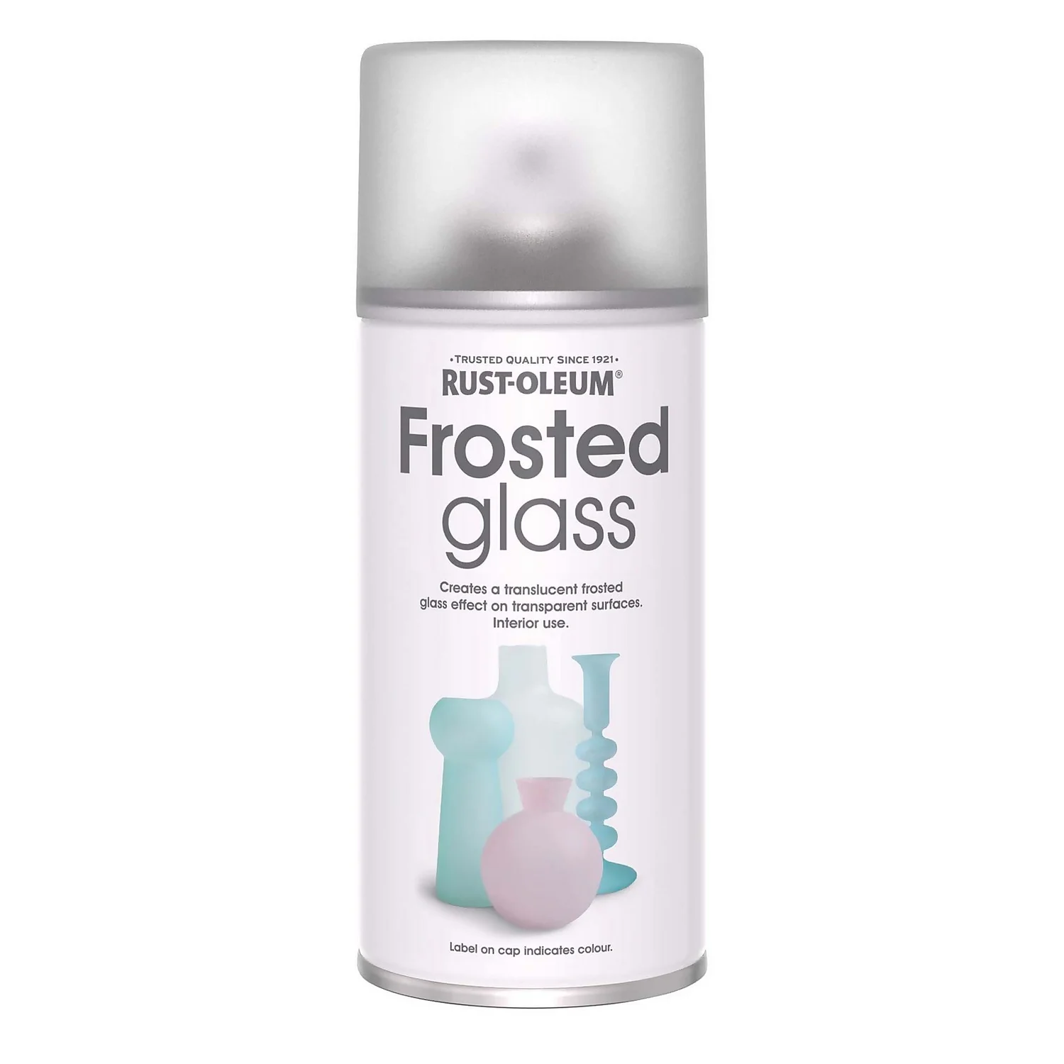Rust-Oleum Frosted Glass Spray Paint White - 150ml 4 Rust-Oleum Frosted Glass Spray Paint White - 150ml - Image 4