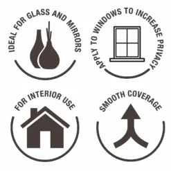 Rust-Oleum Frosted Glass Spray Paint White - 150ml 10 Rust-Oleum Frosted Glass Spray Paint White - 150ml -Perfect Paints Shop 14606465 2025053487415513