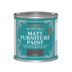 Rust-Oleum Matt Furniture Paint Graphite - 125ml -Perfect Paints Shop 14606512 1525053512146478